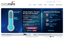 Tablet Screenshot of charityengine.com